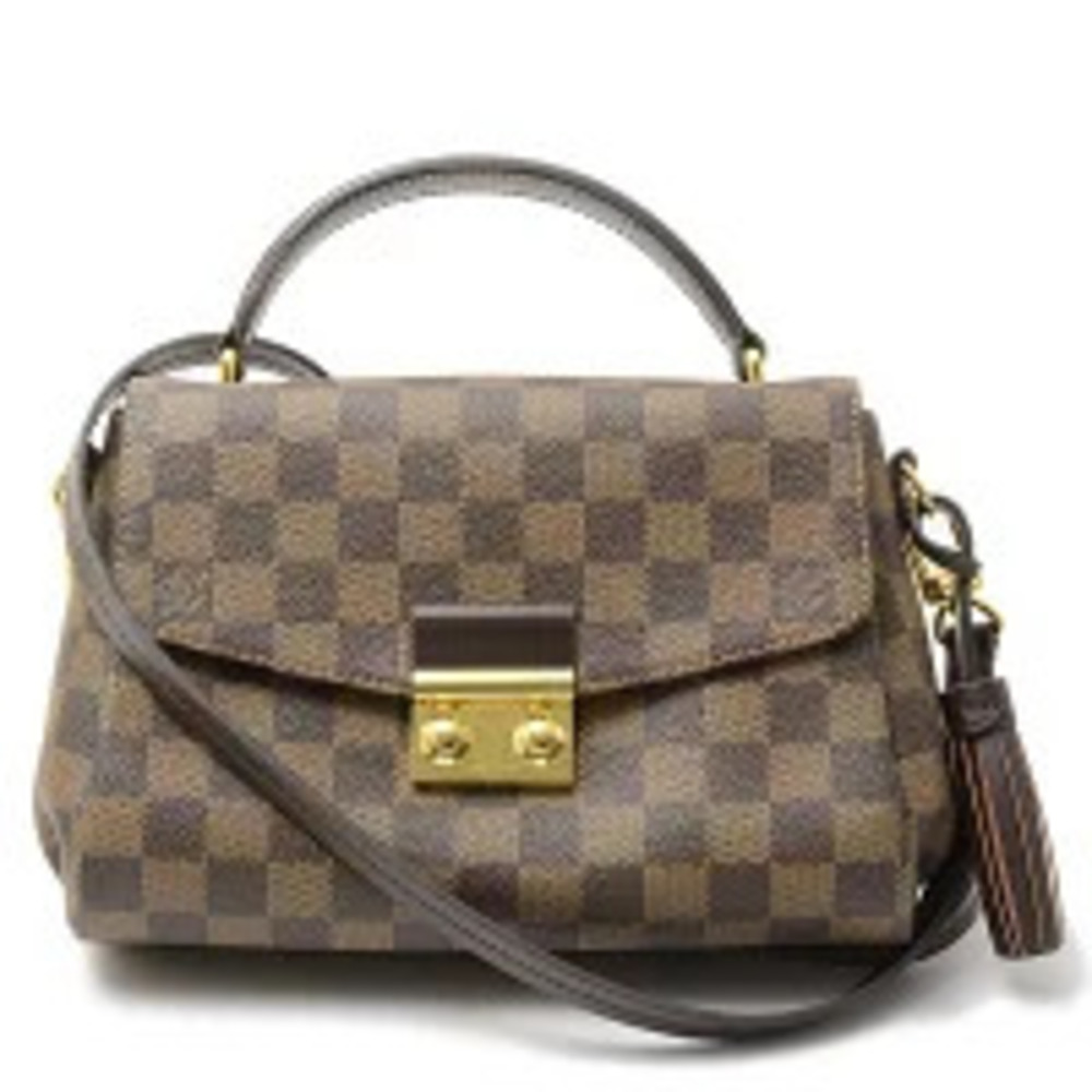 Louis Vuitton Croisette Shoulder Handbag Damier Pattern